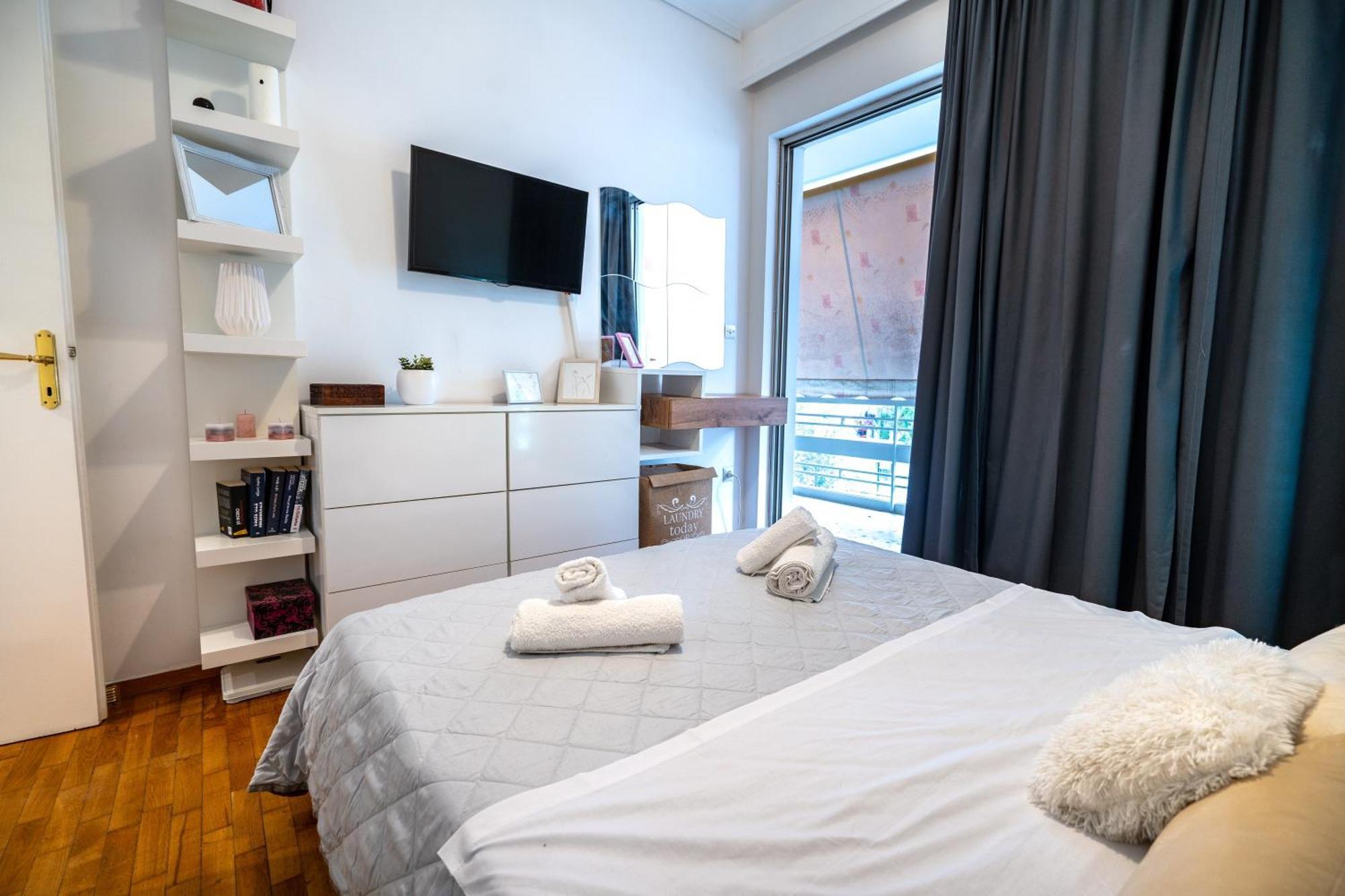 Neo Irakleio Train St. 1 Bedrm 4 Pers. Apartment Athens Exterior photo